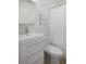 Bright bathroom with a white vanity, modern faucet, and shower at 907 Edgewood Ave Ne, Atlanta, GA 30307