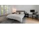 Well-lit bedroom featuring neutral colors, hardwood floors and window seat at 907 Edgewood Ave Ne, Atlanta, GA 30307