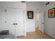 Bright bedroom featuring hardwood floors and minimalist decorations at 907 Edgewood Ave Ne, Atlanta, GA 30307