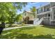A spacious backyard with a manicured lawn is perfect for outdoor activities at 907 Edgewood Ave Ne, Atlanta, GA 30307