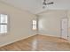 Empty bedroom with hardwood floors, bright natural light, ceiling fan at 2983 Crosswycke Forest Dr, Brookhaven, GA 30319