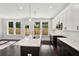 Modern kitchen featuring a center island, stainless steel appliances, and ample counter space at 1158 Welch Sw St, Atlanta, GA 30310