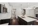 Stylish kitchen featuring a central island, modern appliances, and hardwood floors at 1158 Welch Sw St, Atlanta, GA 30310