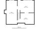 Basement floorplan showing dimensions for utility room, stairs and two large rooms at 1801 Summerview Ct, Woodstock, GA 30189