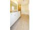 Bathroom featuring granite counters and double sinks at 4420 Merrigold Way, Fairburn, GA 30213
