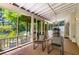 Screened-in porch featuring an outdoor dining table and cozy chairs at 1071 Standard Ne Dr, Brookhaven, GA 30319