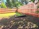 Fenced backyard, offering privacy and a safe space for outdoor enjoyment at 2674 Misty Rock Cv, Dacula, GA 30019
