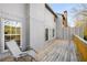 Wooden deck with patio chair, perfect for outdoor relaxation and enjoying the backyard view at 846 Brandy Oaks Ln, Stone Mountain, GA 30088