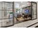 A stylish lobby with a seating area, glass doors and marble floors at 325 E Paces Ferry Ne Rd # 410, Atlanta, GA 30305