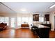 Bright kitchen with granite counters, breakfast bar, and stainless steel appliances at 4000 Longlake Dr, Duluth, GA 30097