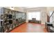 Open living room with wooden floors, custom cabinets and large window at 4000 Longlake Dr, Duluth, GA 30097