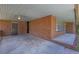 Attached brick carport featuring a concrete floor, providing convenient covered parking at 2261 Star Mist Sw Dr, Atlanta, GA 30311