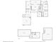 Combined floor plan view showing main floor, basement, and second floor layouts at 2725 Glendale Ne Dr, Conyers, GA 30013