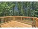 Picture of a well-maintained backyard deck, perfect for outdoor entertaining, surrounded by lush greenery at 290 Bromack Se Dr, Atlanta, GA 30315