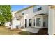 View of a private backyard area with a small patio and partial fence at 2727 Parkway Trl, Lithonia, GA 30058
