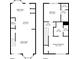 This floor plan shows the layout for both floors at 2727 Parkway Trl, Lithonia, GA 30058
