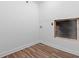 Empty laundry room ready for new washer and dryer at 2984 E Paulding Dr, Dallas, GA 30157