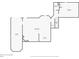 Floor plan of the basement featuring a game room, wet bar, garage, bath and bedroom at 7376 Bates Dr, Cumming, GA 30040