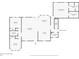 Floor plan of the first floor featuring three bedrooms, Gathering room, dining, kitchen and entry at 7376 Bates Dr, Cumming, GA 30040