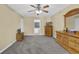 Airy bedroom with neutral walls, carpet floors, and natural light at 985 Laurel Springs Ln, Marietta, GA 30064