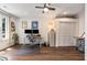 Well-lit office space with a large desk, dual monitors, and ample storage at 615 Pinetree Dr, Decatur, GA 30030