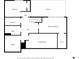 Floorplan for basement showing bedrooms, laundry, bathroom, Gathering room, utility room, and walk-in closet at 921 Oak Dr, Woodstock, GA 30189