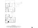 Detailed floor plan showcasing layout of the home including bedrooms, living area, kitchen, and outdoor decks at 921 Oak Dr, Woodstock, GA 30189