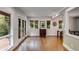 Bright open concept with access to deck and dining, perfect for entertaining at 921 Oak Dr, Woodstock, GA 30189