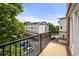 Balcony view overlooking the community and surrounding greenery, offering a relaxing outdoor space at 1258 Dekalb Ne Ave # 112, Atlanta, GA 30307
