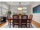 Elegant dining area boasting natural light and sophisticated decor creating an ideal space for gatherings at 1258 Dekalb Ne Ave # 112, Atlanta, GA 30307
