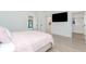 Spacious main bedroom with ensuite bathroom, walk-in closet, and sliding glass doors to a private balcony at 338 Sugarview Rd, Sugar Hill, GA 30518