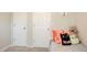 Bedroom with a bed, pillows and two doors at 3622 Utoy Dr, South Fulton, GA 30331