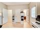 Office space with lots of natural light, doors to other rooms and vinyl flooring at 3622 Utoy Dr, South Fulton, GA 30331