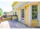 Wooden deck at the back of the home at 5425 Windswept Trce, Sugar Hill, GA 30518