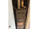 Daikin furnace is housed behind a white door at 621 Ridge Creek Dr, Clarkston, GA 30021