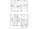 Floor plan showcasing layout of first and second story at 1070 Cureton Dr, Austell, GA 30106