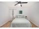 Bright bedroom with modern ceiling fan, and large windows bring in natural light at 2537 Baker Nw Rd, Atlanta, GA 30318