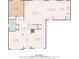 First floor plan showing kitchen, living room, and bedroom dimensions at 237 Parc Drive Dr, Canton, GA 30114