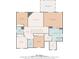 Second floor plan showing primary bedroom, bedrooms and office space at 237 Parc Drive Dr, Canton, GA 30114