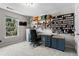 Home office with large window, built-in drawers and shelving for maximum storage at 237 Parc Drive Dr, Canton, GA 30114