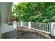 View of the deck with wood railing at 1276 Lanier Ne Blvd, Atlanta, GA 30306