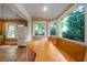 Eat-in kitchen area featuring tile floors, windowed breakfast nook and view to the backyard at 1276 Lanier Ne Blvd, Atlanta, GA 30306