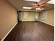 Bonus room with natural light, laminate floors and access to other rooms at 349 Bald Rock Rd, Oxford, GA 30054