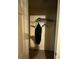 Small closet with basic shelving and hanging rod at 349 Bald Rock Rd, Oxford, GA 30054