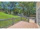 A charming back deck overlooking a well-maintained lawn and a peaceful street at 1331 Memorial Se Dr, Atlanta, GA 30317