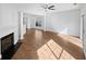 Spacious living room features wood flooring, fireplace and lots of natural light at 3968 Oak Glenn Dr, Duluth, GA 30096