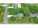 Aerial view of the home and surrounding neighborhood, showcasing its prime location and landscaping at 1206 Mountainside Nw Trce, Kennesaw, GA 30152
