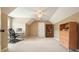 Bonus room offering versatile space, featuring a ceiling fan and natural light at 1206 Mountainside Nw Trce, Kennesaw, GA 30152
