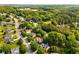 Community aerial view, featuring tree-lined streets and sidewalks, with homes nicely spaced apart at 1607 Boulder Walk Se Dr, Atlanta, GA 30316