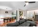 Open-concept living and dining area, featuring a modern kitchen, comfortable seating, and stylish décor at 1607 Boulder Walk Se Dr, Atlanta, GA 30316